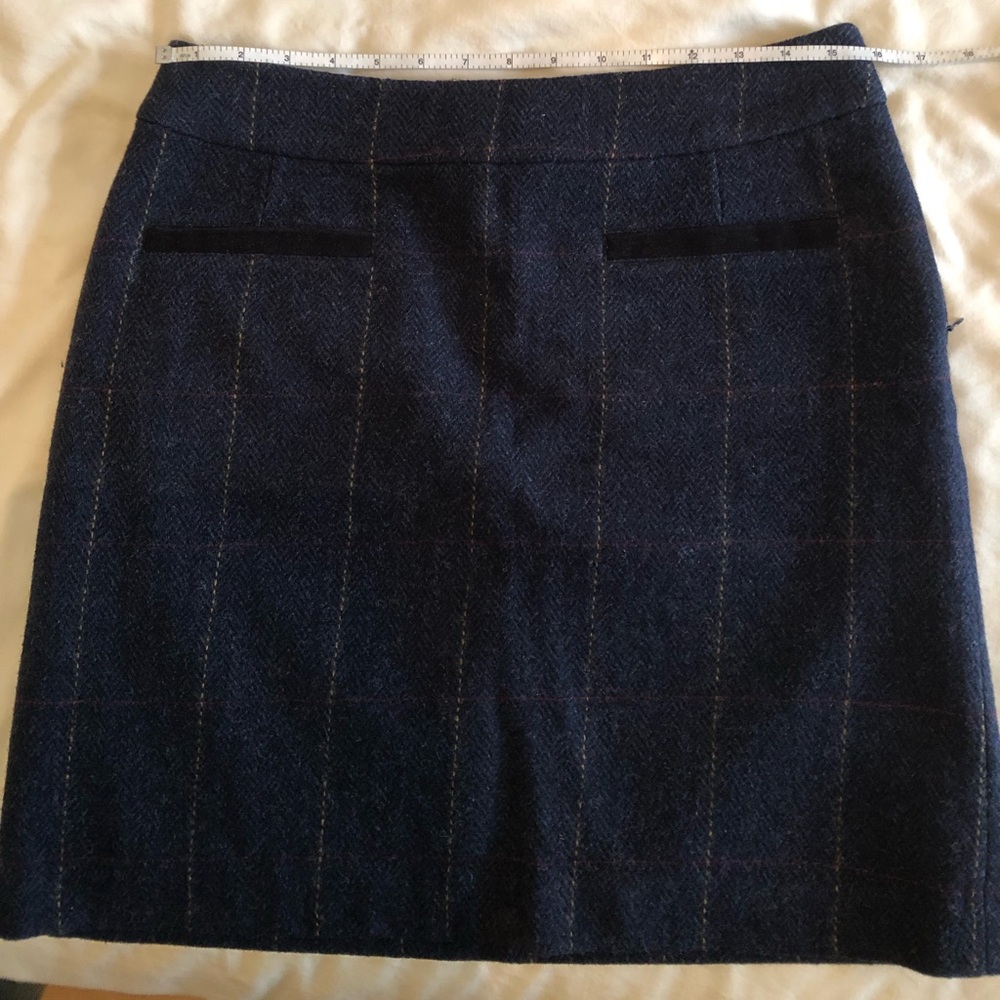 Joules Navy Wool skirt
